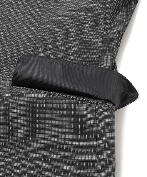 MEN'S BIGI（メンズビギ）の「ツイルピンチェックセットアップスーツ（セットアップ・メンズ・ブラック×ホワイト/ブラック×ブルー・01/02/03/04）」の22枚目の写真