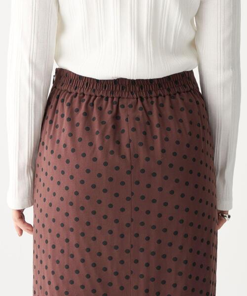 green label relaxing（グリーンレーベルリラクシング）の「ドット ジャカード タイト スカート（スカート・レディース・ブラウン/ブラック・38/36）」の15枚目の写真