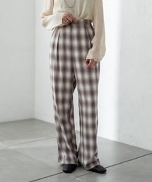 mystic | オンブレーチェックパンツ(スウェットパンツ)