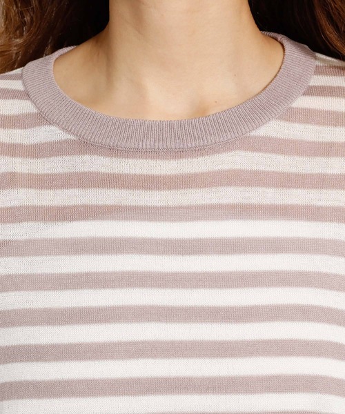 niko and...(ニコアンド)の「シアーボーダービッグプルオーバー(Tシャツ/カットソー・レディース・その他3/その他2/その他1・FREE)」の16枚目の写真