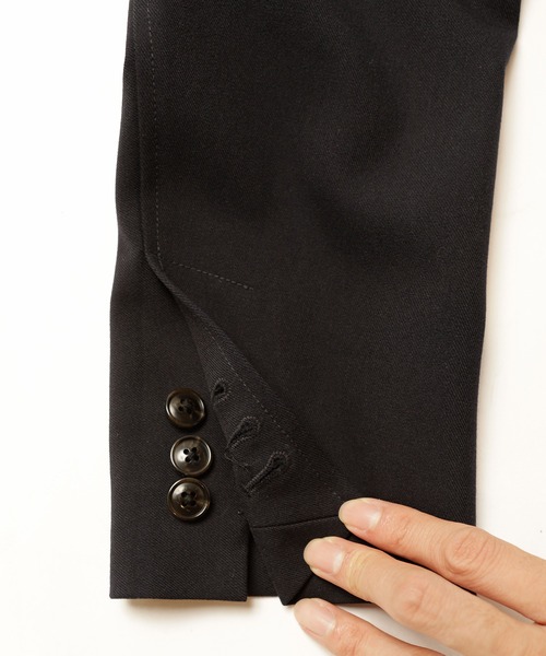 UNION STATION(ユニオンステーション)の「【セットアップ対応】ストレッチカルゼジャケット(テーラードジャケット・メンズ・グレイッシュベージュ/ネイビー/チャコール・L/M/LL/S)」の7枚目の写真