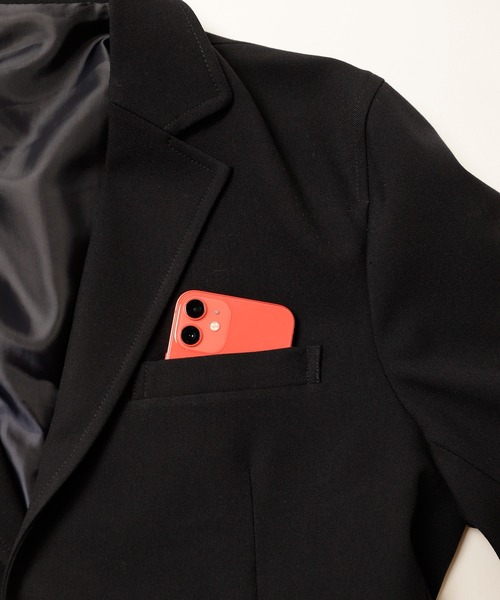 UNION STATION(ユニオンステーション)の「【セットアップ対応】ストレッチカルゼジャケット(テーラードジャケット・メンズ・グレイッシュベージュ/ネイビー/チャコール・L/M/LL/S)」の8枚目の写真