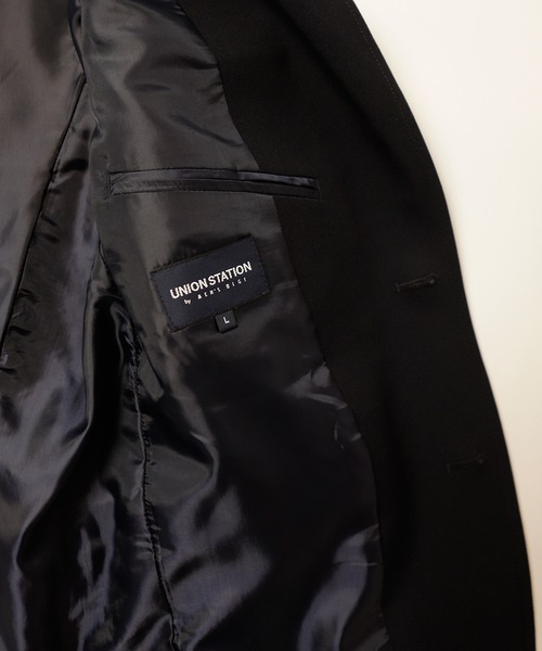 UNION STATION(ユニオンステーション)の「【セットアップ対応】ストレッチカルゼジャケット(テーラードジャケット・メンズ・グレイッシュベージュ/ネイビー/チャコール・L/M/LL/S)」の11枚目の写真