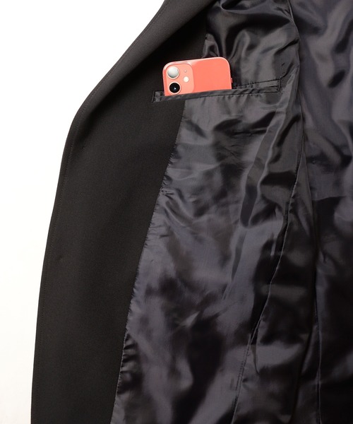 UNION STATION(ユニオンステーション)の「【セットアップ対応】ストレッチカルゼジャケット(テーラードジャケット・メンズ・グレイッシュベージュ/ネイビー/チャコール・L/M/LL/S)」の12枚目の写真