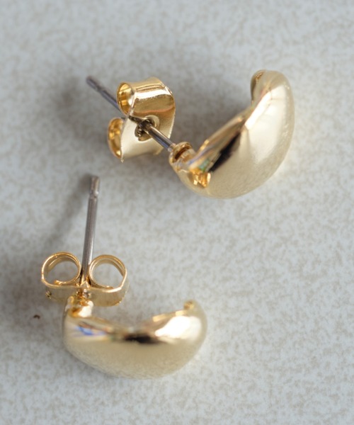 Kastane（カスタネ）の「【fiw.】ビーンピアス（ピアス（両耳用）・レディース・ゴールド/シルバー・FREE）」の11枚目の写真