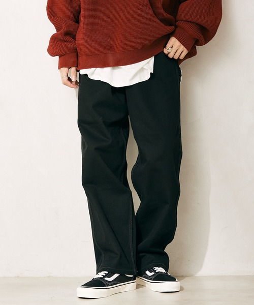 SMITH'S（スミス）の「【SMITH'S/スミス】別注 TWILL イージーペインターパンツ（その他パンツ・メンズ・ブラック/キャメル/ナチュラル・MEDIUM/LARGE）」の2枚目の写真