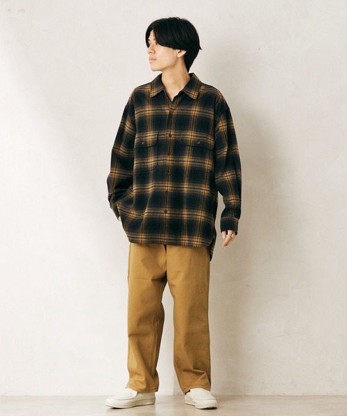 SMITH'S（スミス）の「【SMITH'S/スミス】別注 TWILL イージーペインターパンツ（その他パンツ・メンズ・ブラック/キャメル/ナチュラル・MEDIUM/LARGE）」の4枚目の写真