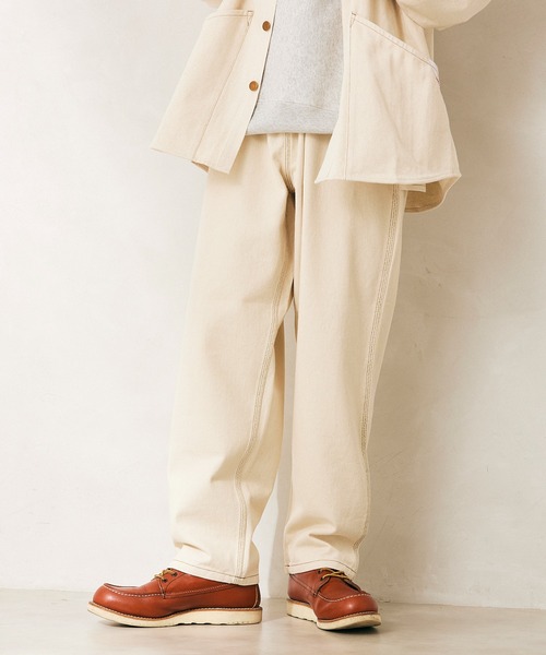 SMITH'S（スミス）の「【SMITH'S/スミス】別注 TWILL イージーペインターパンツ（その他パンツ・メンズ・ブラック/キャメル/ナチュラル・MEDIUM/LARGE）」の13枚目の写真