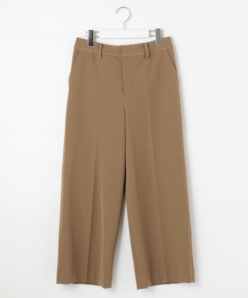 J.PRESS（ジェイプレス）の「【WEB限定カラーあり・洗える】NEWESTバックピーチ ワイドパンツ（その他パンツ・レディース・ピンク系/ブラック系/黄土色系/ブラウン系・T13/T15/T17）」の16枚目の写真