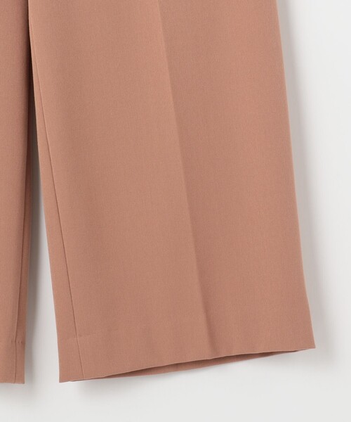 J.PRESS（ジェイプレス）の「【WEB限定カラーあり・洗える】NEWESTバックピーチ ワイドパンツ（その他パンツ・レディース・ピンク系/ブラック系/黄土色系/ブラウン系・T13/T15/T17）」の20枚目の写真