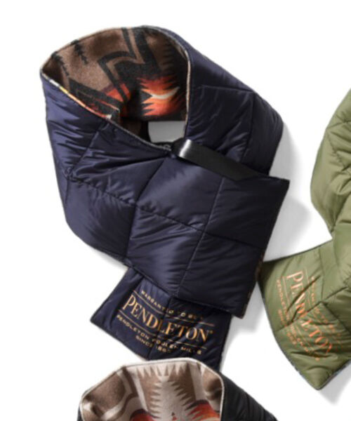 PENDLETON(ペンドルトン)の「【TAION】×【PENDLETON】リバーシブルマフラー #PDT-TON-213008(マフラー・メンズ・ホワイト系その他4/ブラック系その他3/ベージュ系その他3/グリーン系その他3/ブルー系その他7/レッド系その他3・FREE)」の5枚目の写真