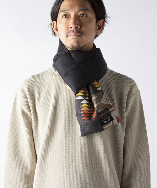 PENDLETON(ペンドルトン)の「【TAION】×【PENDLETON】リバーシブルマフラー #PDT-TON-213008(マフラー・メンズ・ホワイト系その他4/ブラック系その他3/ベージュ系その他3/グリーン系その他3/ブルー系その他7/レッド系その他3・FREE)」の16枚目の写真