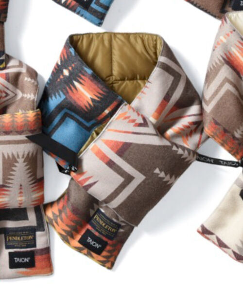 PENDLETON(ペンドルトン)の「【TAION】×【PENDLETON】リバーシブルマフラー #PDT-TON-213008(マフラー・メンズ・ホワイト系その他4/ブラック系その他3/ベージュ系その他3/グリーン系その他3/ブルー系その他7/レッド系その他3・FREE)」の13枚目の写真