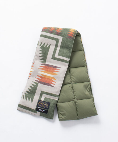 PENDLETON(ペンドルトン)の「【TAION】×【PENDLETON】リバーシブルマフラー #PDT-TON-213008(マフラー・メンズ・ホワイト系その他4/ブラック系その他3/ベージュ系その他3/グリーン系その他3/ブルー系その他7/レッド系その他3・FREE)」の15枚目の写真
