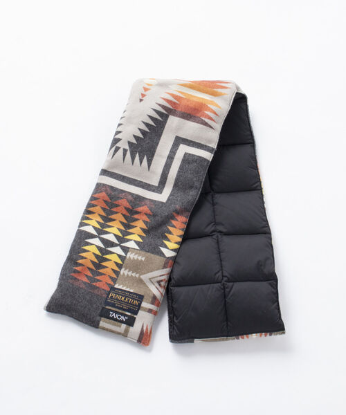 PENDLETON(ペンドルトン)の「【TAION】×【PENDLETON】リバーシブルマフラー #PDT-TON-213008(マフラー・メンズ・ホワイト系その他4/ブラック系その他3/ベージュ系その他3/グリーン系その他3/ブルー系その他7/レッド系その他3・FREE)」の14枚目の写真