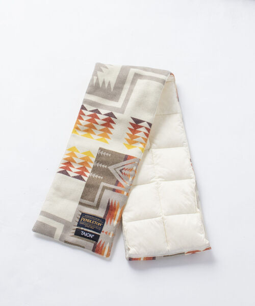 PENDLETON(ペンドルトン)の「【TAION】×【PENDLETON】リバーシブルマフラー #PDT-TON-213008(マフラー・メンズ・ホワイト系その他4/ブラック系その他3/ベージュ系その他3/グリーン系その他3/ブルー系その他7/レッド系その他3・FREE)」の7枚目の写真
