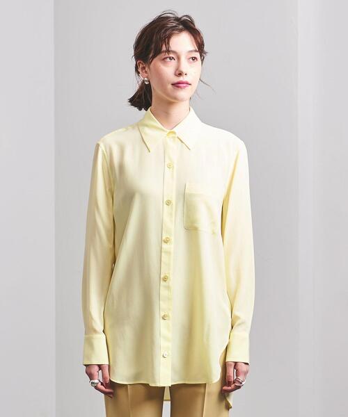 EQUIPMENT(エキップモン)の「<EQUIPMENT(エキップモン)>ポケット シャツ ■■■(シャツ/ブラウス・レディース・クリーム・S)」の2枚目の写真