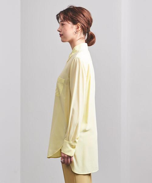EQUIPMENT(エキップモン)の「<EQUIPMENT(エキップモン)>ポケット シャツ ■■■(シャツ/ブラウス・レディース・クリーム・S)」の3枚目の写真