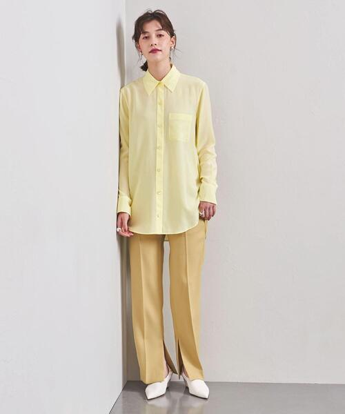 EQUIPMENT(エキップモン)の「<EQUIPMENT(エキップモン)>ポケット シャツ ■■■(シャツ/ブラウス・レディース・クリーム・S)」の6枚目の写真