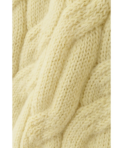 JILL STUART(ジルスチュアート)の「◆リジーケーブルニット(ニット/セーター・レディース・ホワイト/イエロー・FREE)」の10枚目の写真