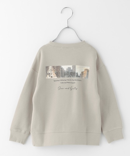GLOBAL WORK(グローバルワーク)の「キッズ/グラフィッククルースウェット/216093(スウェット・キッズ・ライトベージュ/アイボリー/ダークグレー/ブラック/ライトグリーン/ネイビー/オフホワイト/チャコールグレー/ホワイト/ホワイト系その他3/その他/グリーン/ホワイト系その他2/その他4・160cm/130cm/140cm/120cm/110cm/150cm/100cm)」の19枚目の写真