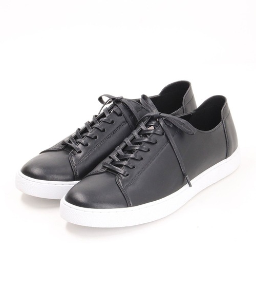 NICOLE CLUB FOR MEN（ニコルクラブフォーメン）の「フロントＺＩＰスニーカー（スニーカー・メンズ・ホワイト/ブラック・25.5cm/26.5cm/27.5cm）」の4枚目の写真