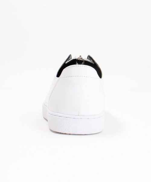 NICOLE CLUB FOR MEN（ニコルクラブフォーメン）の「フロントＺＩＰスニーカー（スニーカー・メンズ・ホワイト/ブラック・25.5cm/26.5cm/27.5cm）」の12枚目の写真