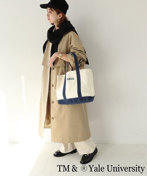 Simplicite（サンプリシテ）の「College BIGトート◆（トートバッグ・レディース・ネイビー/ブラウン/レッド・FREE）」の21枚目の写真