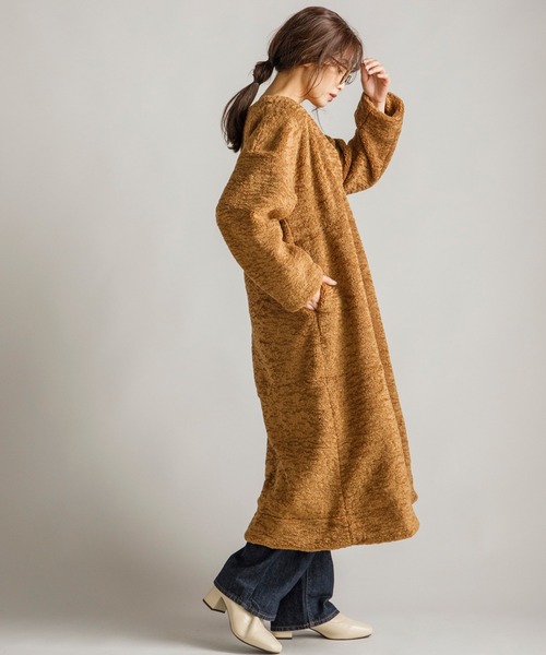 Emma Taylor（エマテイラー）の「テディベアロングボアコート（ノー