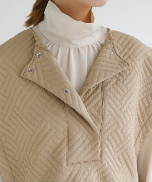 EMMA LIMBER（エマリンバー）の「Quilt Jagguard Vest（ベスト・レディース・ブラック/ベージュ・FREE）」の20枚目の写真