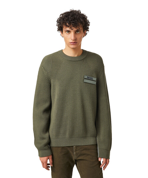 DIESEL オリーブグリーン ニットセーター 楽天市場】DIESEL ディーゼル（カラーグリーン）（ニット・セーター