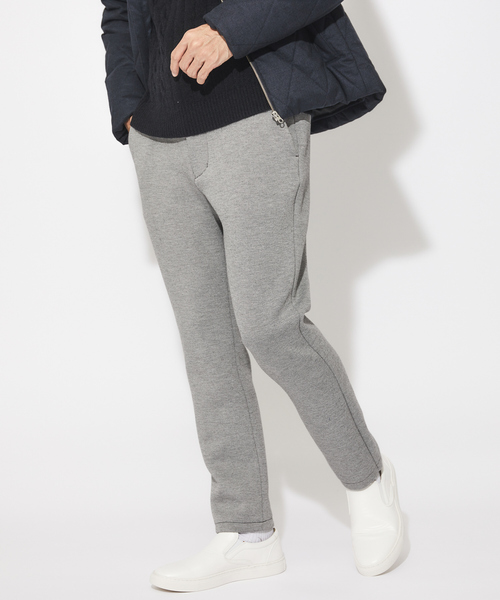 ABAHOUSE GRAY(アバハウスグレイ)の「【セットアップ対応】ダブルフェイス ツイル柄 ポンチ パンツ(その他パンツ・メンズ・ネイビー/ライトグレー/ブラック・48/50/46)」の3枚目の写真