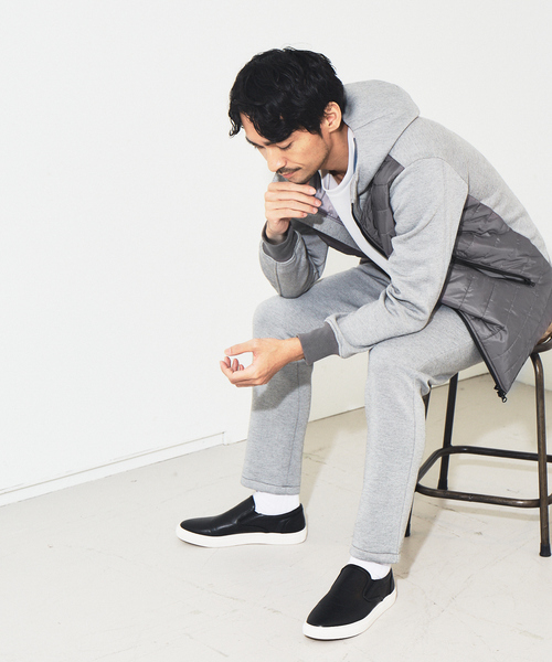ABAHOUSE GRAY(アバハウスグレイ)の「【セットアップ対応】ダブルフェイス ツイル柄 ポンチ パンツ(その他パンツ・メンズ・ネイビー/ライトグレー/ブラック・48/50/46)」の4枚目の写真