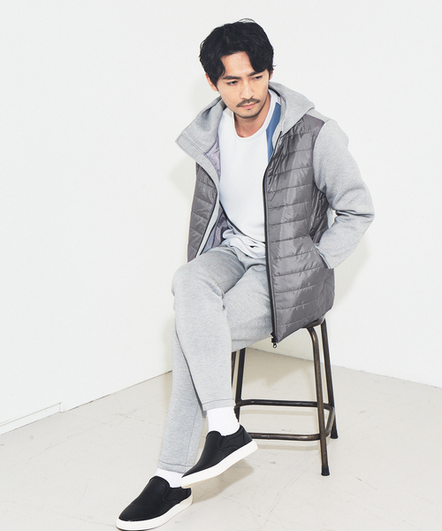 ABAHOUSE GRAY(アバハウスグレイ)の「【セットアップ対応】ダブルフェイス ツイル柄 ポンチ パンツ(その他パンツ・メンズ・ネイビー/ライトグレー/ブラック・48/50/46)」の22枚目の写真