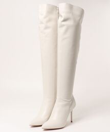 【SEVEN TWELVE THIRTY】スティレットヒールニーハイブーツ