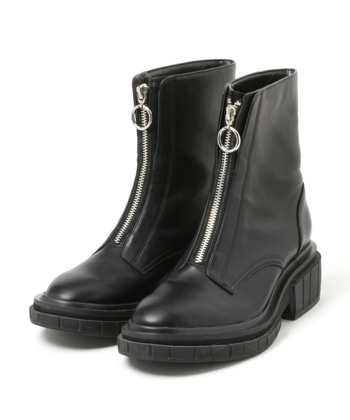 PAGEBOY(ページボーイ)の「センターZIPショートブーツ(ブーツ・レディース・ブラック/ブラウン・MEDIUM/LARGE)」の14枚目の写真