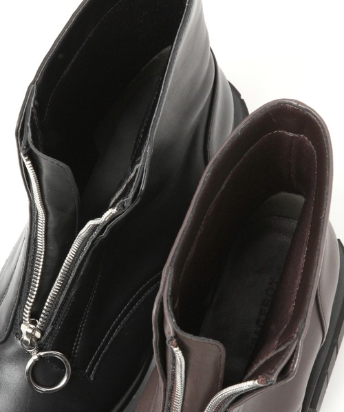 PAGEBOY(ページボーイ)の「センターZIPショートブーツ(ブーツ・レディース・ブラック/ブラウン・MEDIUM/LARGE)」の11枚目の写真