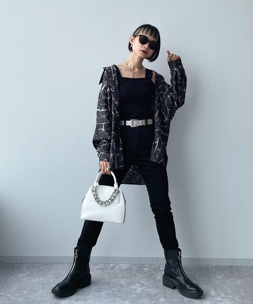 PAGEBOY(ページボーイ)の「センターZIPショートブーツ(ブーツ・レディース・ブラック/ブラウン・MEDIUM/LARGE)」の16枚目の写真