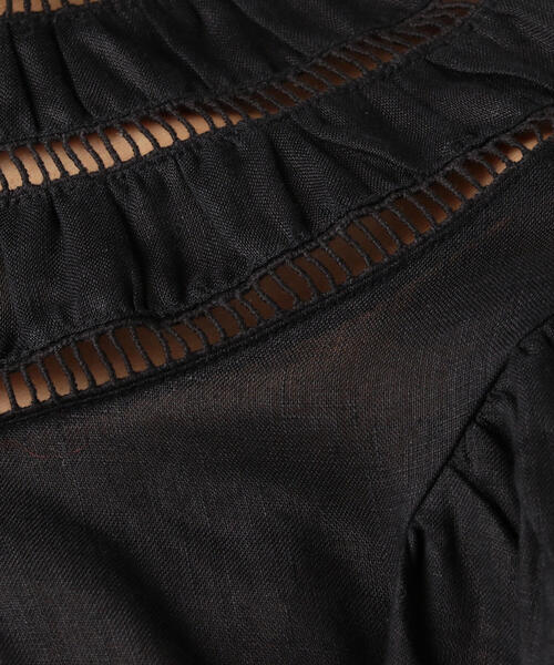 ISABEL MARANT（イザベルマラン）の「ISABEL MARANT ETOILE AMALIA ハイネックブラウス（シャツ/ブラウス・レディース・ブラック・34）」の6枚目の写真