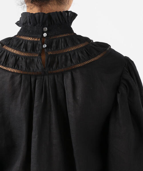 ISABEL MARANT（イザベルマラン）の「ISABEL MARANT ETOILE AMALIA ハイネックブラウス（シャツ/ブラウス・レディース・ブラック・34）」の8枚目の写真