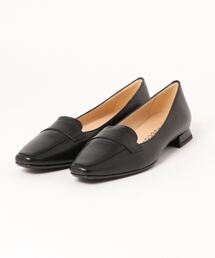 FABIO RUSCONI | FABIO RUSCONI/4692 CAPRA NERO/フラットローファー(ローファー)