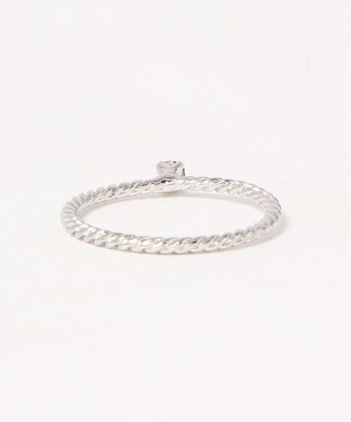 チャイハネ（チャイハネ）の「【チャイハネ】ホソキラリング（リング・レディース・ピンク/ゴールド/シルバー/ブラウン/ブルー/パープル/グリーン・FREE）」の8枚目の写真