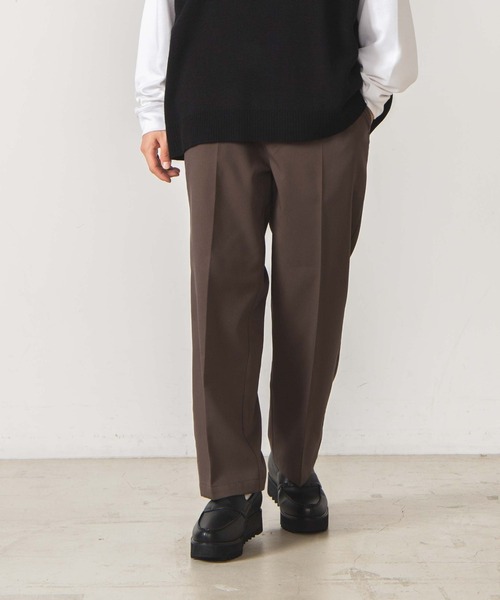 WEGO（ウィゴー）の「WEGO/ストレートスラックス（スラックス・メンズ・ライトグレー/ブラック/ブラウン系その他/グレー系その他/ホワイト・LARGE/SMALL/MEDIUM）」の5枚目の写真