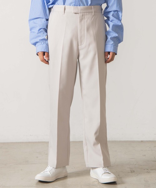 WEGO（ウィゴー）の「WEGO/ストレートスラックス（スラックス・メンズ・ライトグレー/ブラック/ブラウン系その他/グレー系その他/ホワイト・LARGE/SMALL/MEDIUM）」の18枚目の写真