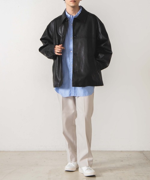 WEGO（ウィゴー）の「WEGO/ストレートスラックス（スラックス・メンズ・ライトグレー/ブラック/ブラウン系その他/グレー系その他/ホワイト・LARGE/SMALL/MEDIUM）」の10枚目の写真