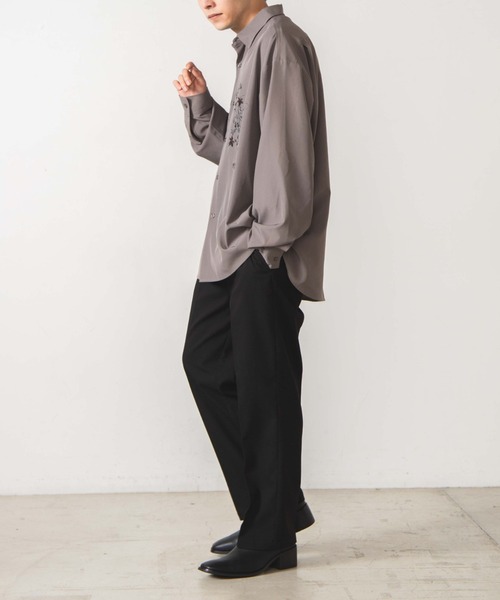 WEGO（ウィゴー）の「WEGO/ストレートスラックス（スラックス・メンズ・ライトグレー/ブラック/ブラウン系その他/グレー系その他/ホワイト・LARGE/SMALL/MEDIUM）」の14枚目の写真