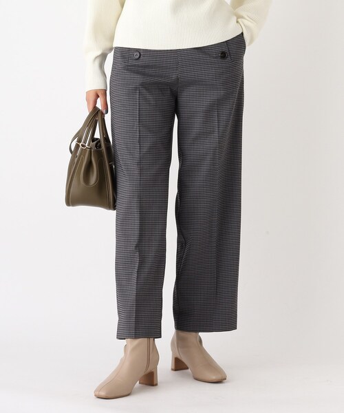 AG by aquagirl（エージーバイアクアガール）の「◆マリンワイドストレートパンツ【WEB限定サイズ】（その他パンツ・レディース・チャコールグレー/ベージュ系その他5/ネイビー・40/38/36）」の2枚目の写真