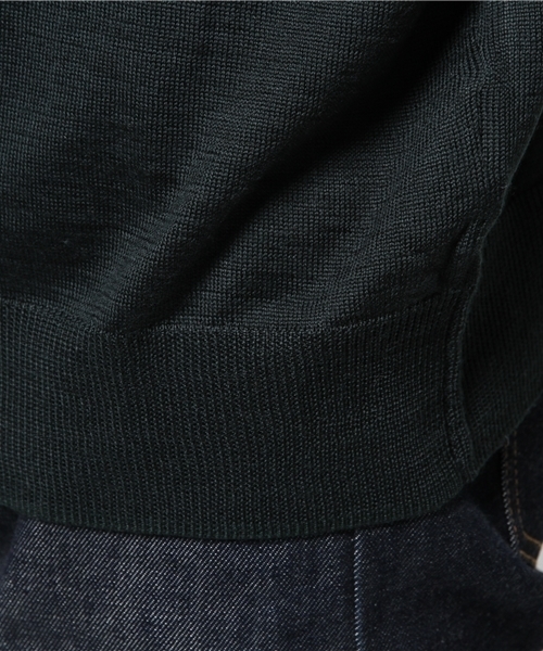 CIAOPANIC(チャオパニック)の「【Ciaopanic】毛混柄編みC/Nニット(ニット/セーター・メンズ・アイボリー/グリーン/ネイビー/チャコールグレー・LARGE/MEDIUM)」の9枚目の写真