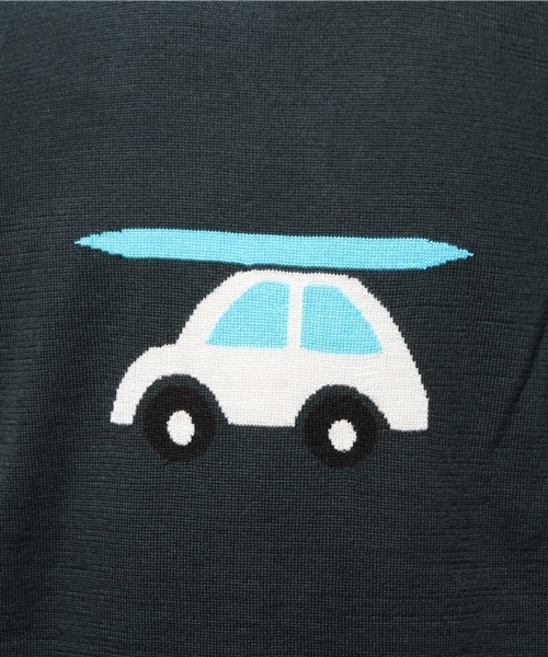 CIAOPANIC(チャオパニック)の「【Ciaopanic】毛混柄編みC/Nニット(ニット/セーター・メンズ・アイボリー/グリーン/ネイビー/チャコールグレー・LARGE/MEDIUM)」の10枚目の写真