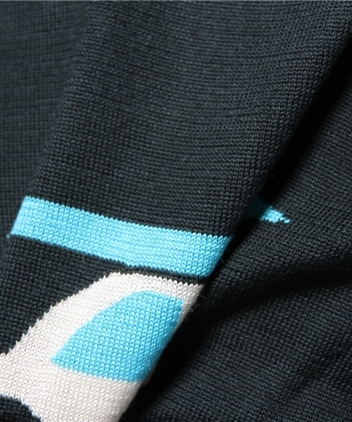 CIAOPANIC(チャオパニック)の「【Ciaopanic】毛混柄編みC/Nニット(ニット/セーター・メンズ・アイボリー/グリーン/ネイビー/チャコールグレー・LARGE/MEDIUM)」の11枚目の写真